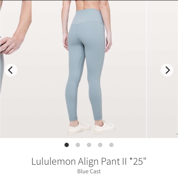 Lululemon Align II 25” in Blue Cast - Picture 2 of 6